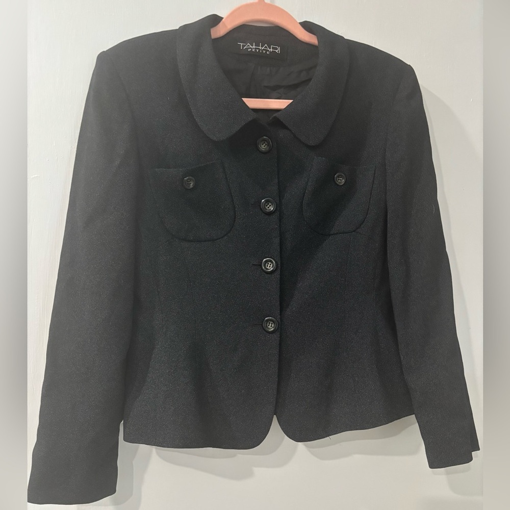Tahari Women's Classic Black Blazer